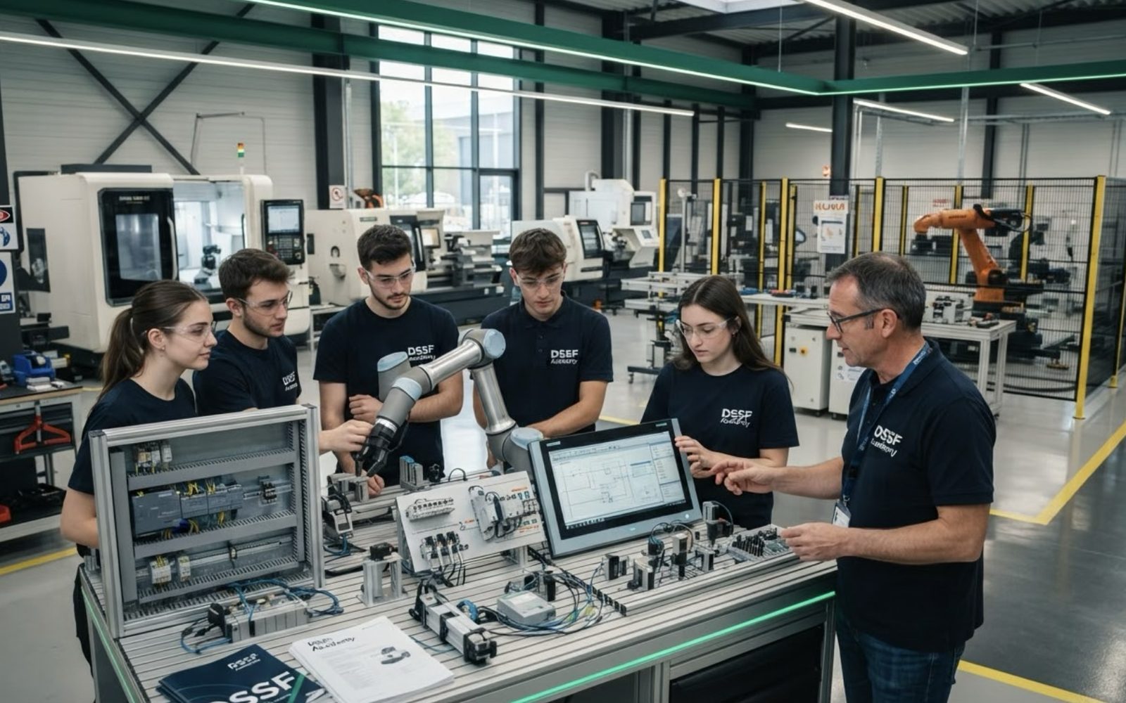 The DSSF technical floor: machining, additive manufacturing and inspection under one roof