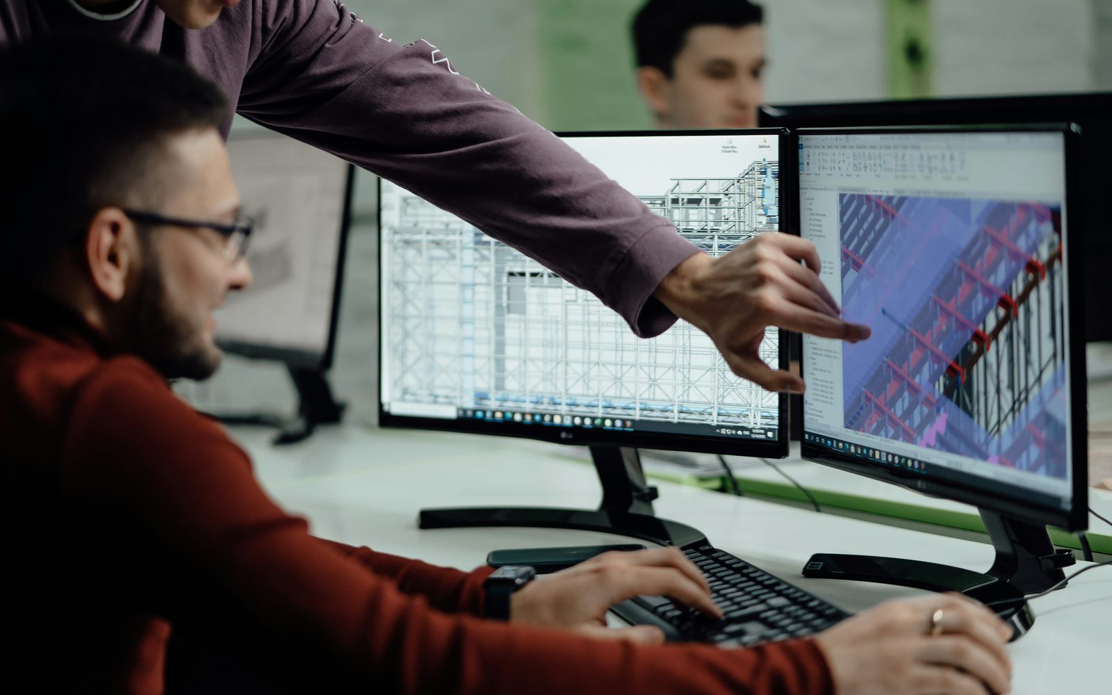 BIM coordination of a building project on the DSSF technical floor
